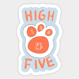 High Five Paw - Onesies for Babies - Onesie Design Sticker